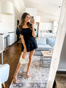 PUFF SLEEVE ROMPER (2 COLOURS)