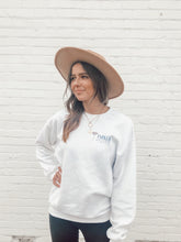 Load image into Gallery viewer, PARKER AND POPPY CREW NECK - WHITE