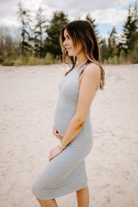 NOVA RIBBED MIDI DRESS (4 COLOURS) - FINAL SALE