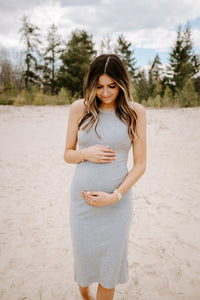 NOVA RIBBED MIDI DRESS (4 COLOURS) - FINAL SALE