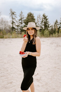 NOVA RIBBED MIDI DRESS (4 COLOURS) - FINAL SALE