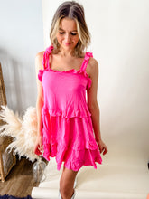 Load image into Gallery viewer, FRANKIE RUFFLE MINI DRESS (2 COLOURS)