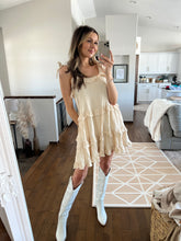 Load image into Gallery viewer, FRANKIE RUFFLE MINI DRESS (2 COLOURS)