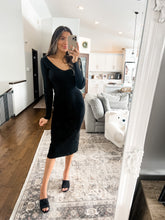 Load image into Gallery viewer, WREN RIBBED MIDI DRESS (2 COLOURS)