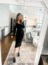 Load image into Gallery viewer, WREN RIBBED MIDI DRESS (2 COLOURS)