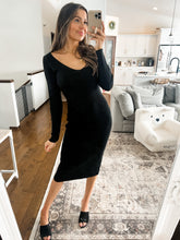Load image into Gallery viewer, WREN RIBBED MIDI DRESS (2 COLOURS)