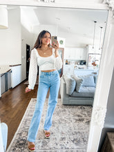 Load image into Gallery viewer, JILLIAN CROTCHET CROP TOP