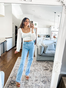 JILLIAN CROTCHET CROP TOP
