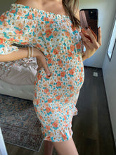 Load image into Gallery viewer, WILLOW FLORAL MINI DRESS - FINAL SALE