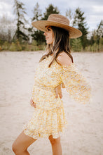 Load image into Gallery viewer, KINSLEY OFF SHOULDER FLORAL MINI DRESS - FINAL SALE