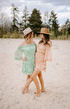 Load image into Gallery viewer, KINSLEY OFF SHOULDER FLORAL MINI DRESS - FINAL SALE
