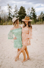 Load image into Gallery viewer, KINSLEY OFF SHOULDER FLORAL MINI DRESS - FINAL SALE