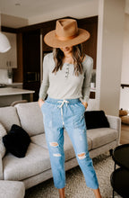 Load image into Gallery viewer, NORA DRAWSTRING DENIM PANTS (S-XXXL)