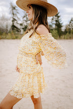 Load image into Gallery viewer, KINSLEY OFF SHOULDER FLORAL MINI DRESS - FINAL SALE