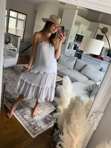 WREN TIERED MIDI DRESS (4 COLOURS) - FINAL SALE