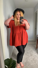 Load image into Gallery viewer, MARGOT PEPLUM TOP (S-XXXL) *RESTOCK* - FINAL SALE
