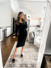 Load image into Gallery viewer, WREN RIBBED MIDI DRESS (2 COLOURS)